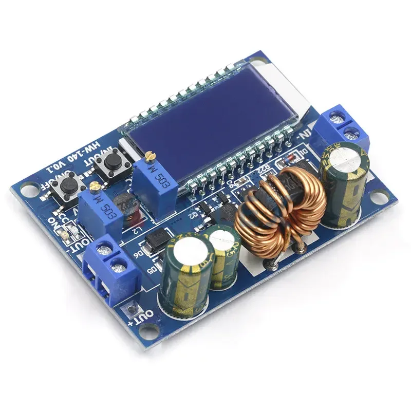 35W DC 5.5-30V to 0.5-30V Digital LCD Display Automatic Step up down Buck Boost Converter Power Supply Module Adjustable Board