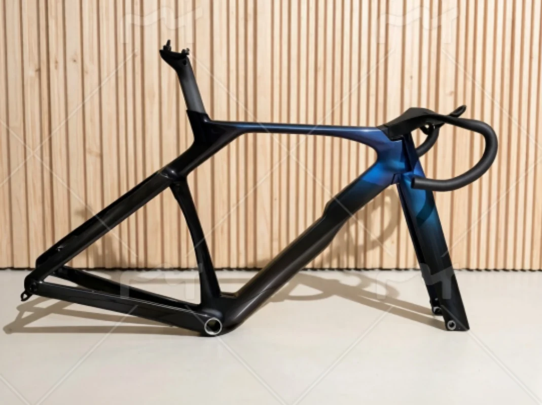 

Новая карбоновая рама для шоссейного велосипеда Y1RS 2026 года, карбоновая рама V5RS T1200, комплект карбоновых рам для шоссейных велосипедов, настраиваемые цвета