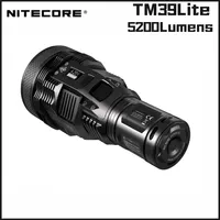 NITECORE TM39 Lite High Performance LED Flashlight LUMINUS SBT-90 GEN2 5200Lumens SerchLight With OLED Display