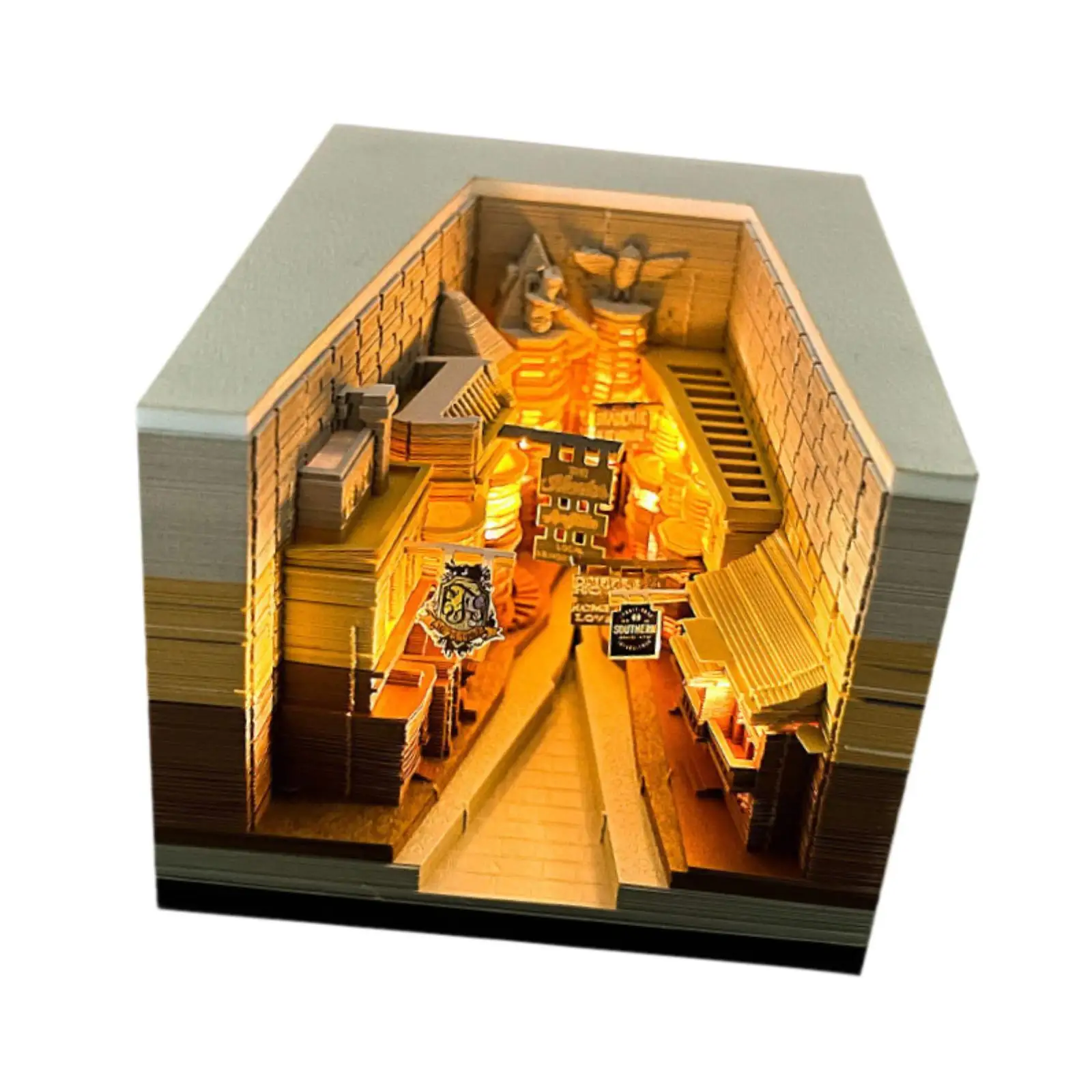 แผ่นจดบันทึกปฏิทินตั้งโต๊ะแนวทแยงพร้อมปฏิทินชิ้นสำหรับงานปาร์ตี้ตามธีม