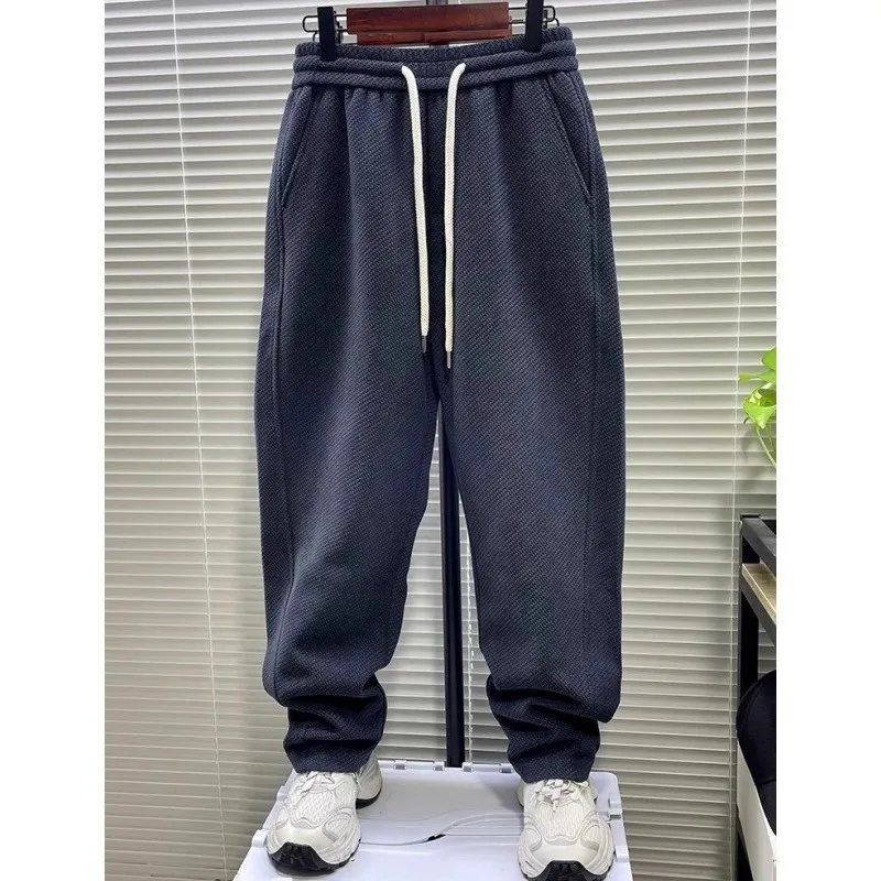 

Autumn Winter plus Size 300 Pou Korean Sle Heavyweight Corduroy Men's Loose Wide Leg Sports Casual Pants