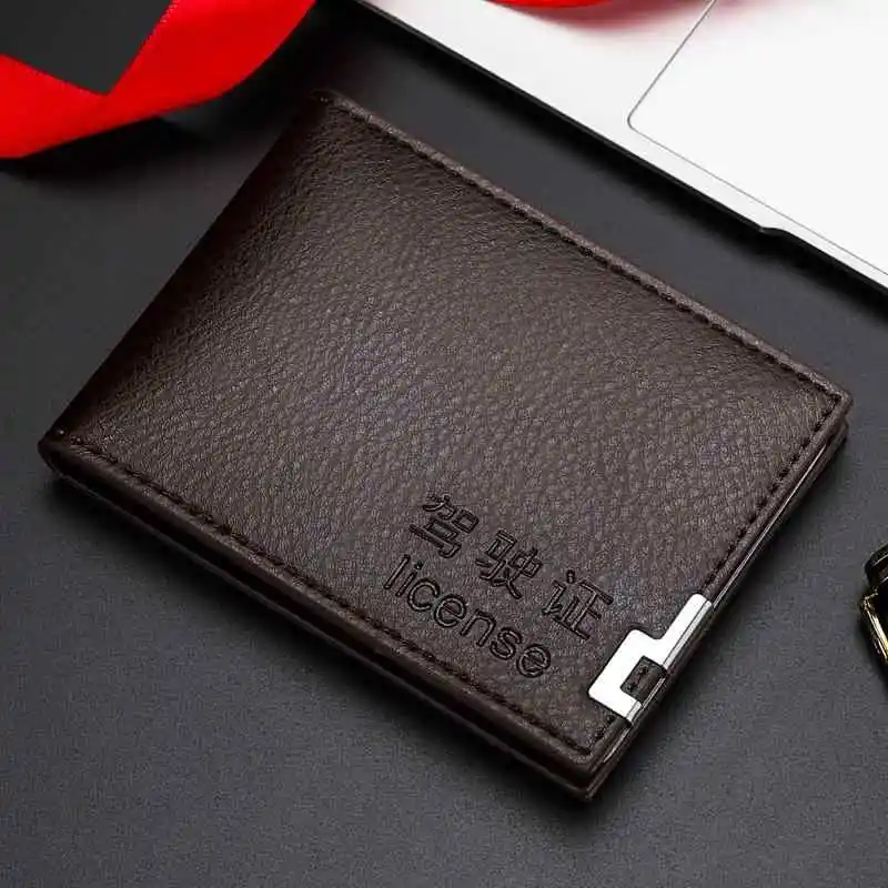 Thickened Leather Driving License Wallet Card Holder Men's Women's Large Capacity Document ID Case Business OL Style Polyeste...