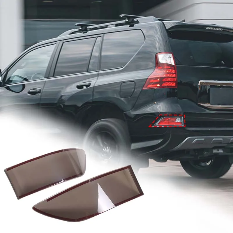 

For Lexus GX 2014-2023 ABS Black car styling car rear fog light decorative cover sticker car exterior accessories