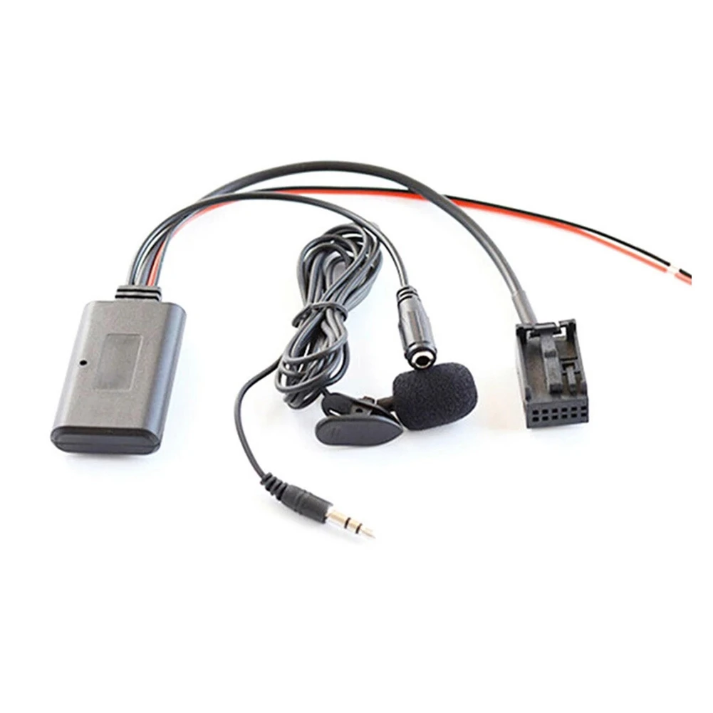 

Car Bluetooth 5.0 Aux Cable Microphone Handsfree Mobile Phone Free Calling Adapter for-BMW E60 E63 E87 E88 E81 E82