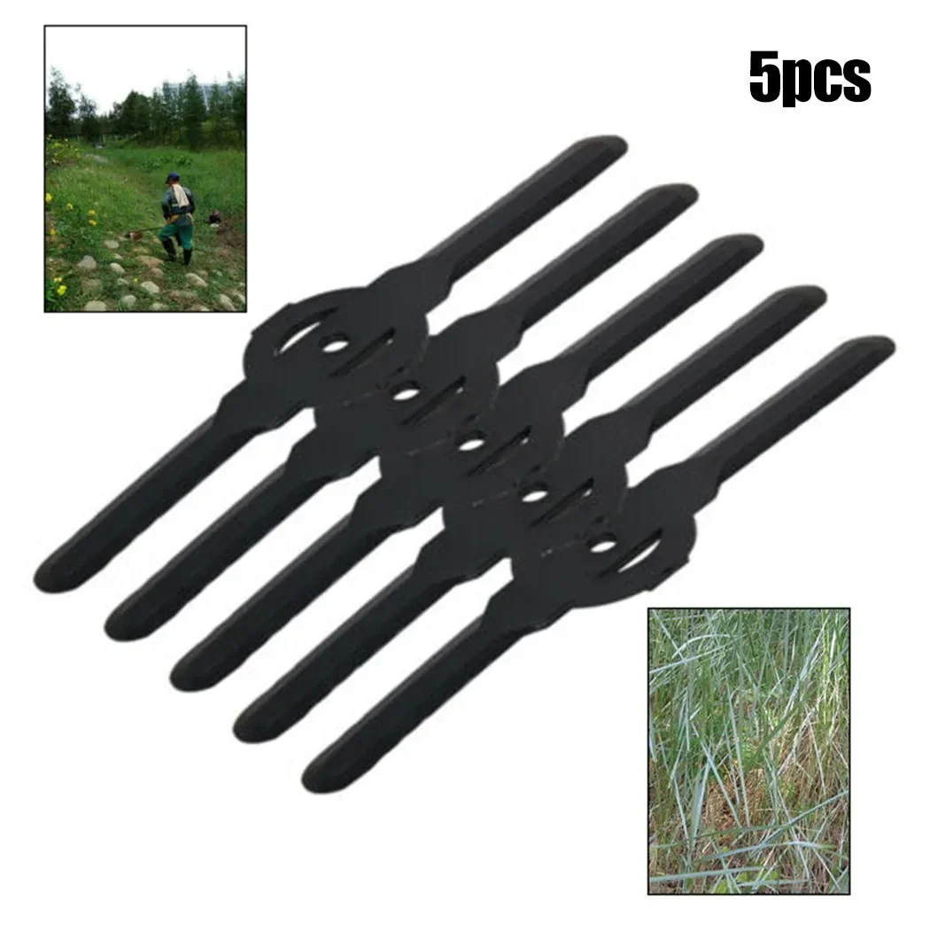 5 Stück Kunststoffs ch neider für elektrische Akku-Grass ch neider Strimmer Garten Rasenmäher Schneidkopf klingen Ersatzteil