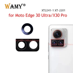 WAMY Rear Back Camera Glass Lens for Motorola Edge 30 Ultra Moto X30 Pro Replacement