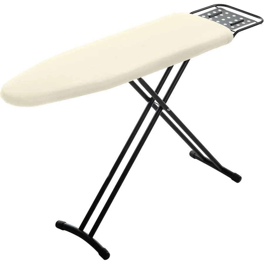 

Ironing Board Full Size, Compact Iron Board with Iron Rest, Heat Resistant Cover with Ultra Thick Padding, Height Adjustable Hea