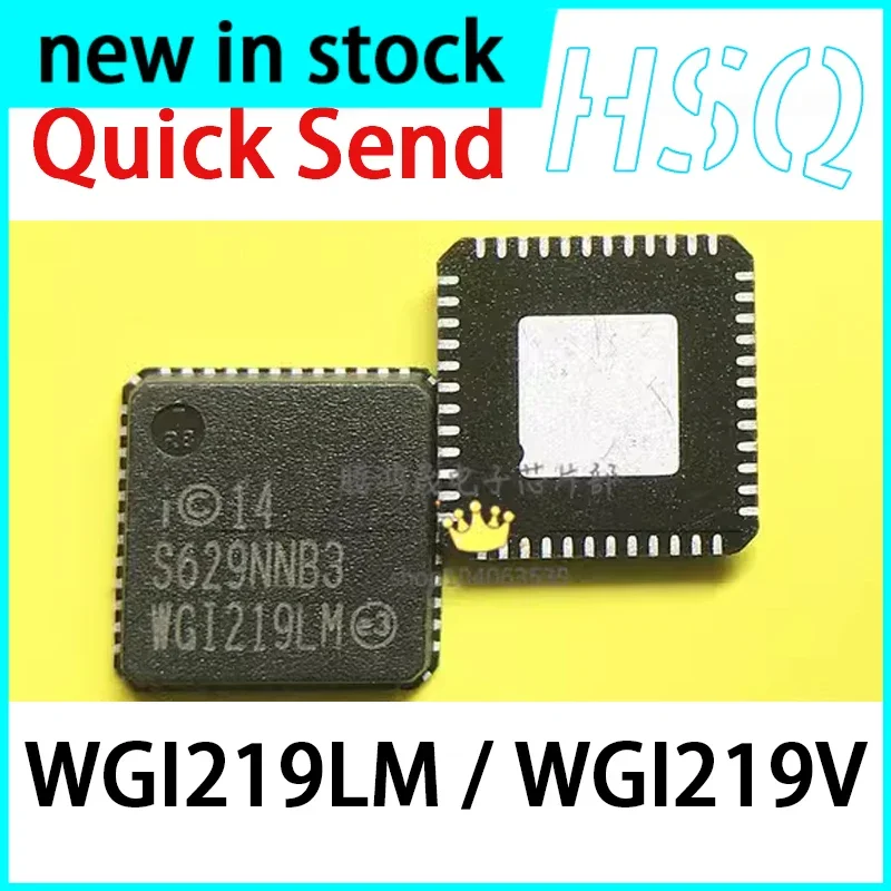 2PCS New Original WGI219LM WGI219V WGI219 QFN48 Laptop Network Card Chip in Stock