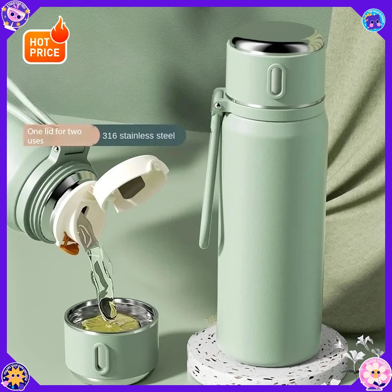 Student and children dedicated campus cup, food-grade smart insulated cup, high appearance value for girls