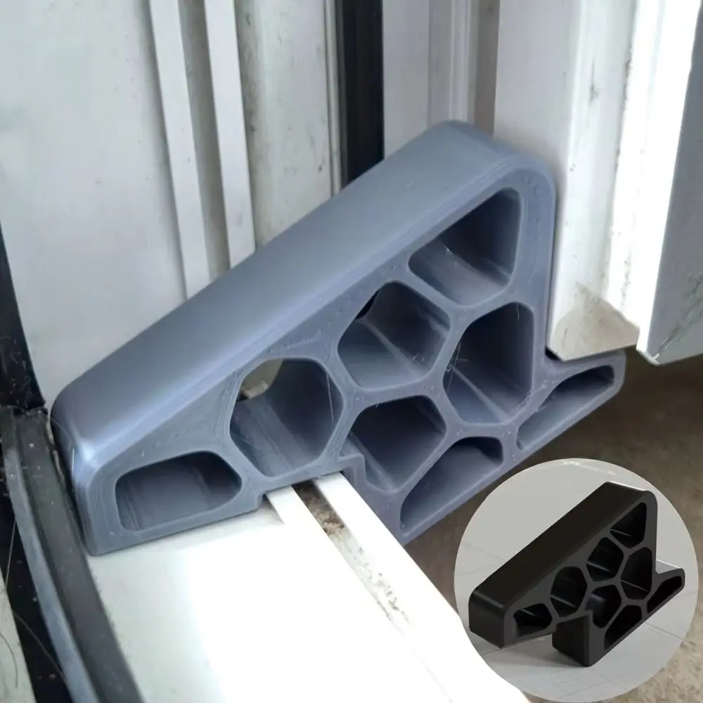 Multi-use Heavy-Duty Door Stopper Anti-Slip Easy Installation Door Wedge 3D Track Lock Stopper Balcony Doors