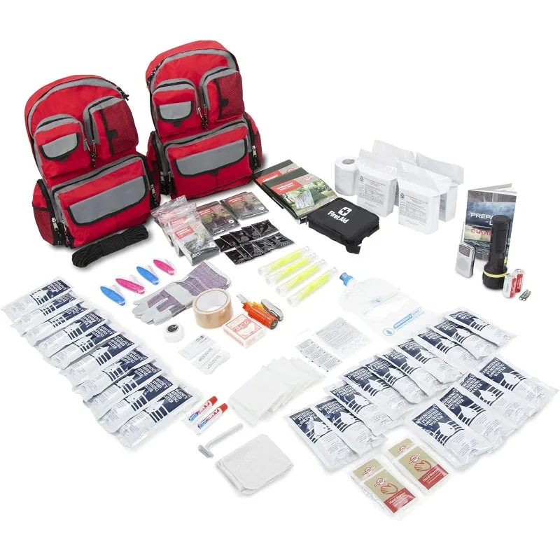 

Survival Backpack kit, Outdoor Survival kit for Adventure, Earthquake, Flood, and Disaster Relief, All-in-one preparedness Ready