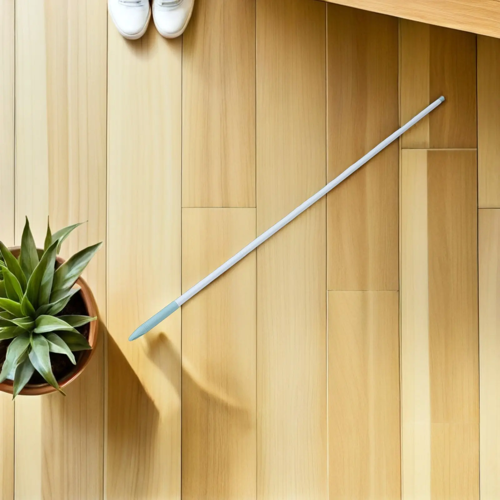 

Сменная ручка для швабры, железный стержень, 4 секции, 60,13 дюймов, с американской резьбовой головкой, съемная, для уборки пола, кухни, офиса, дома, метла