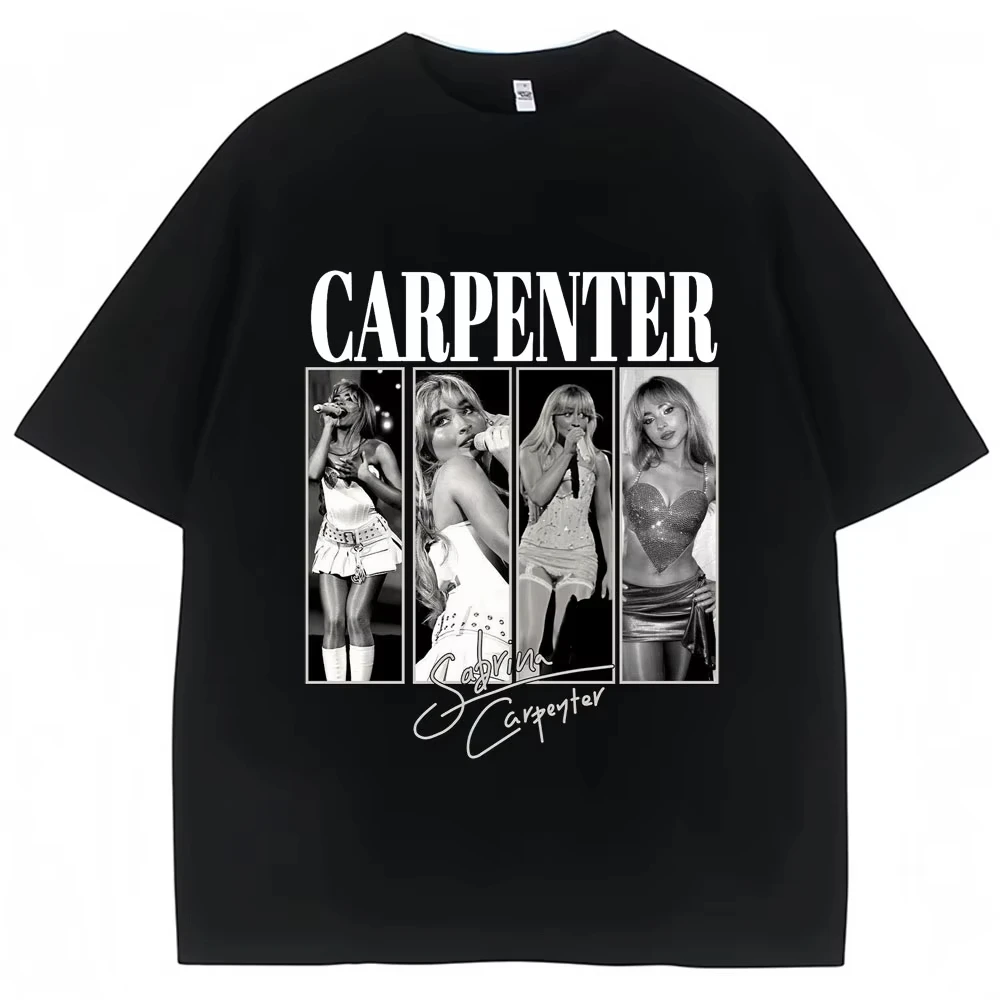 Vintage Style Sabrina Carpenter T Shirt Emails Tour Fashion Hip HopOversized Short Sleeve Men Women T Shirts Streetwear