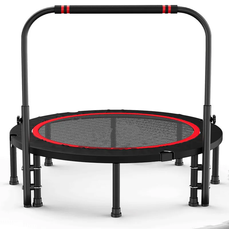 Steel Folding Bungee Trampoline for Adults and Children Indoor Gym with Handrails Cross-Border Product