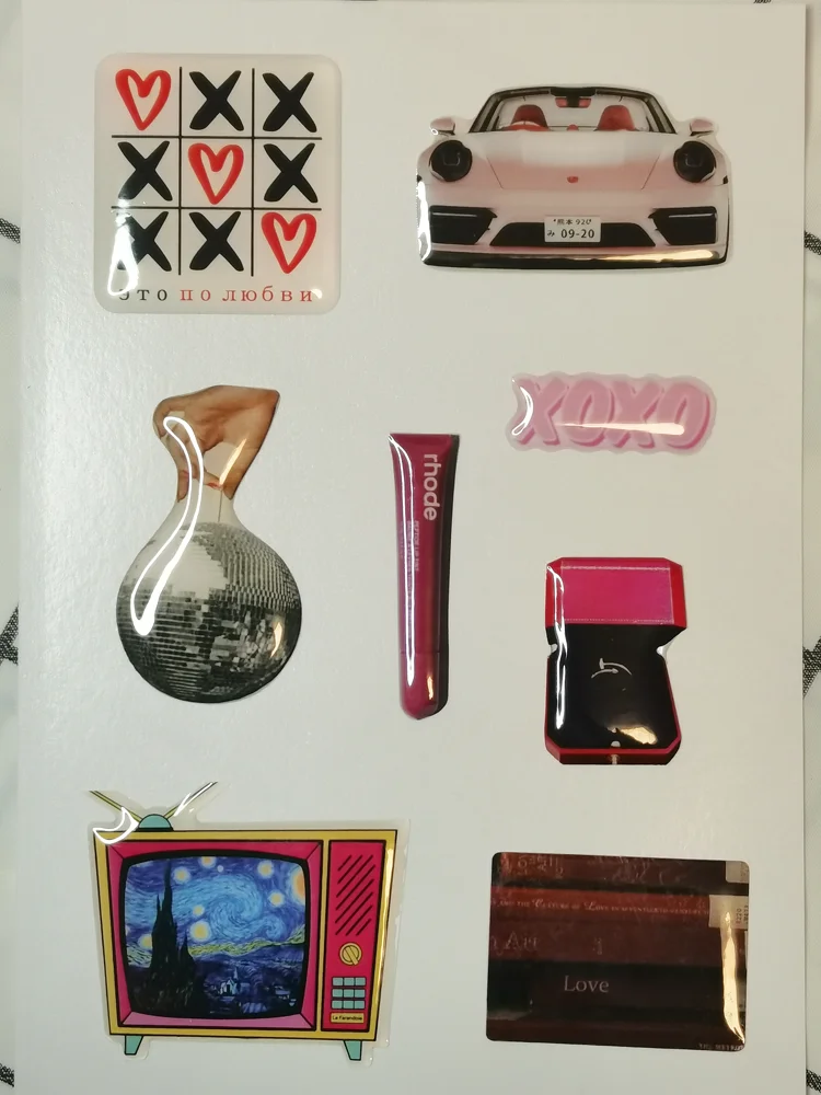 

Модные наклейки Expoy для чехла для телефона, декоративные из смолы своими руками