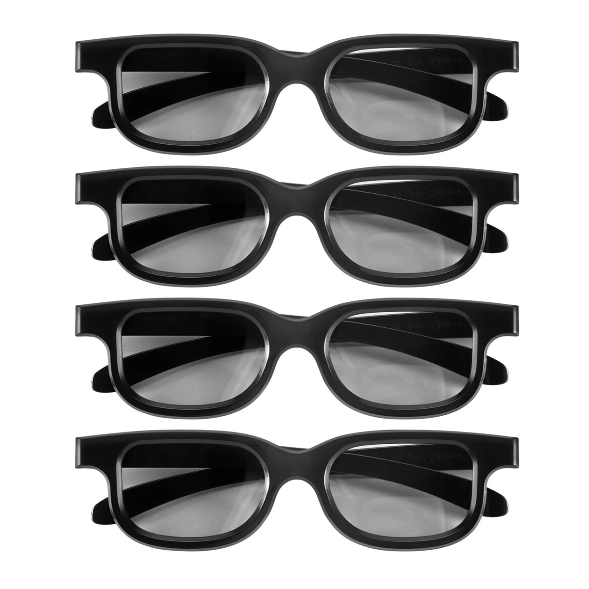 Gafas 3D pasivas polarizadas de 4 piezas para pantalla de cine IMIX