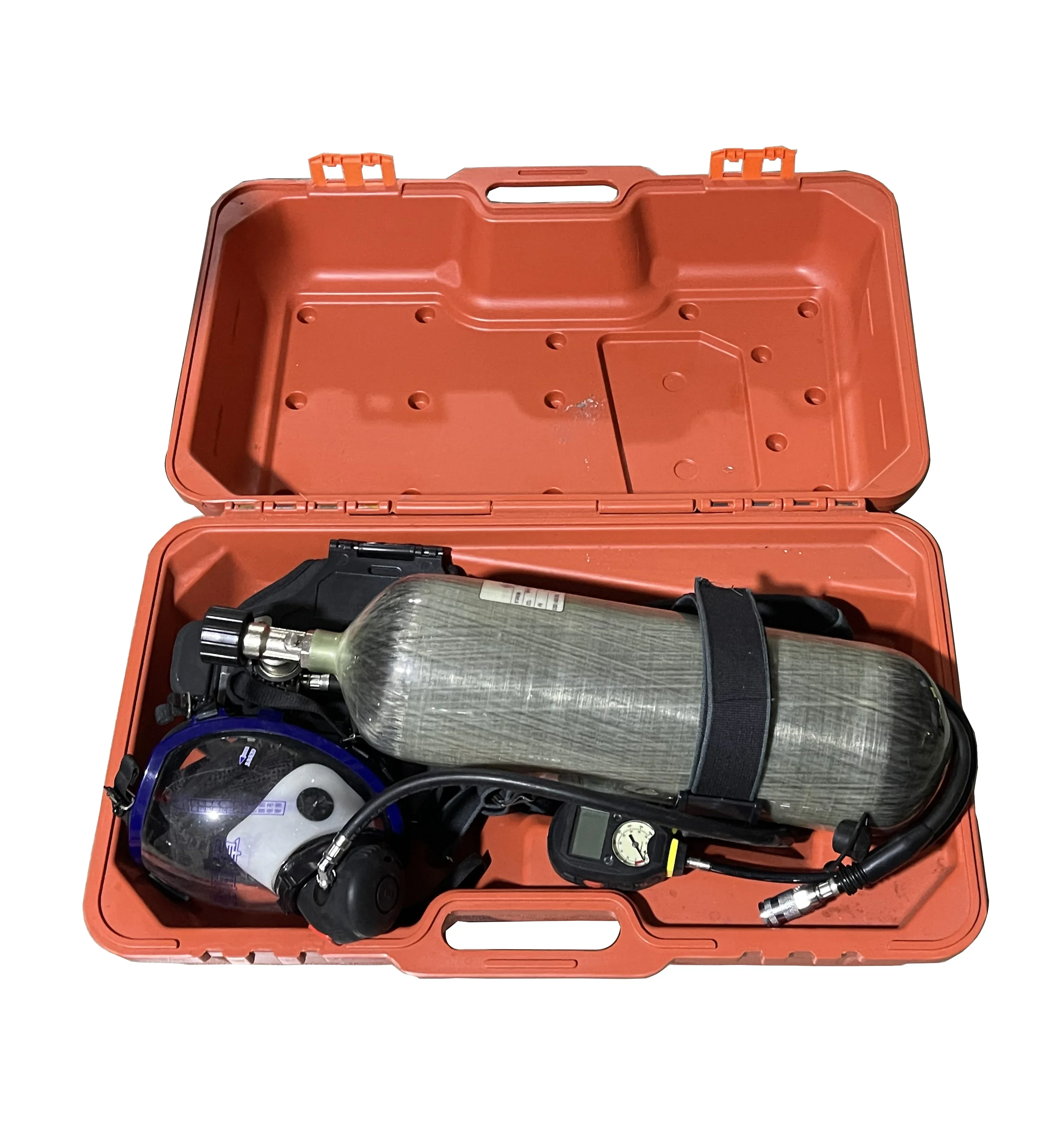 Hot Sale Industrial Carbon Fiber Cylinder 60 MINS  6.8L/9L/3L/4.7L Self Contained Air Breathing Apparatus Carbon Scba