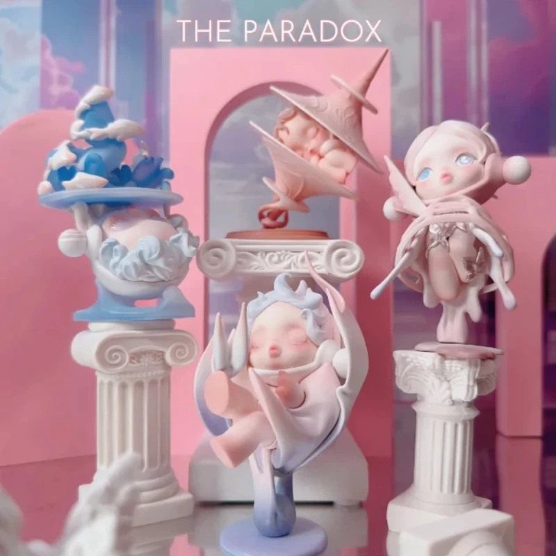 POPMART SKULLPANDA серия Paradox слепая коробка Kawaii фигурка креативная декоративная загадочная коробка куклы-сюрпризы подарки для девочек