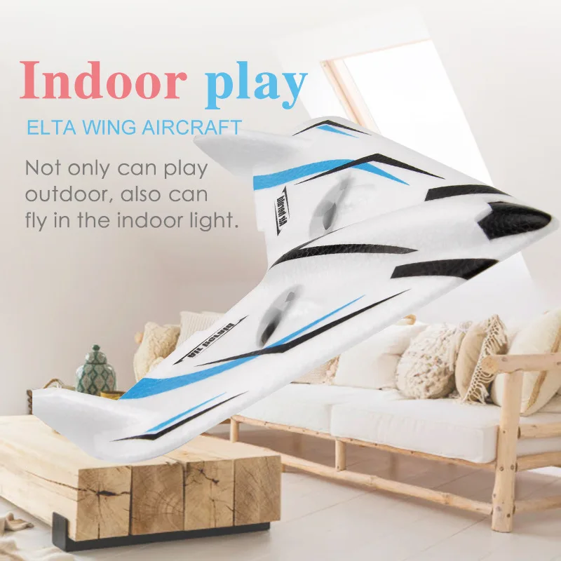 Aereo telecomandato 2.4g Fx601 Wing Indoor Remote Control Aircraft 2.4g Wireless Fixed Wing Glider Aircraft Model Toy