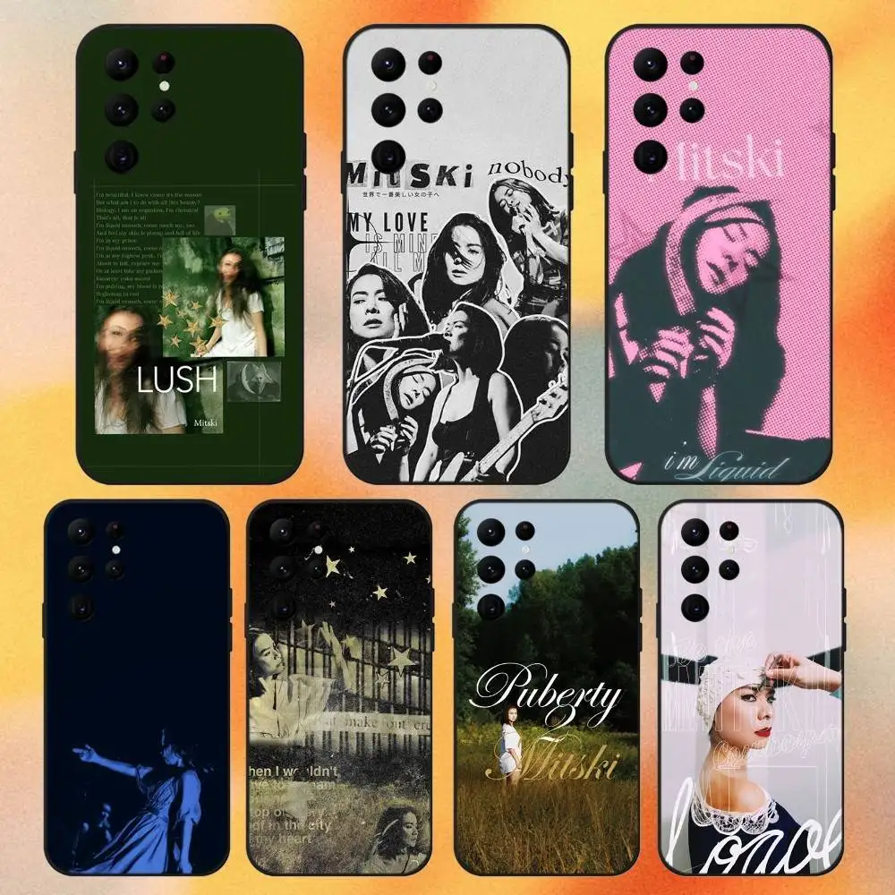 

Mitski Laurel Hell Phone Case For Samsung S 25,24,23,22,30,21,10,9,Ultra,Plus,Lite,FE,4,5G Black Soft Case