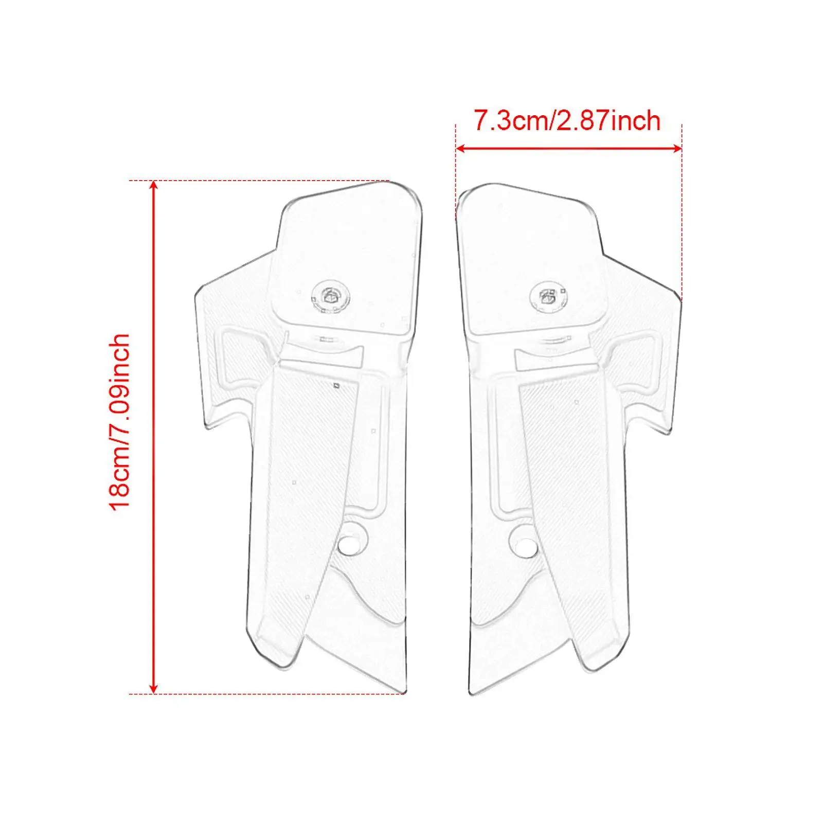 قطع غيار مسند قدم الركاب للدراجة النارية لفيسبا LX125 LX150 LT150 #6