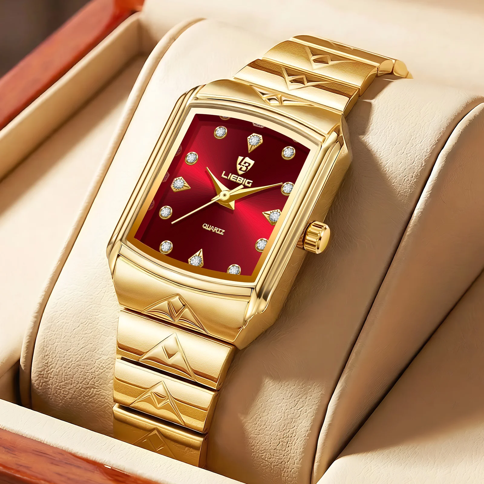 LIEBIG L8018 Women's Quartz Watches Fashion Female Business Wristwatch Waterproof Clock For Casual Party Gift Luxury Watch