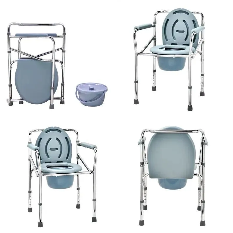 Electric Patient Lift Transfer Chair Wheelchair Toilet for Elderly