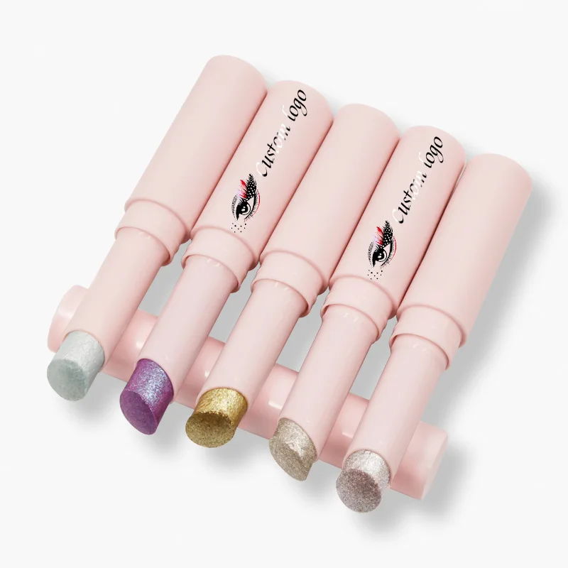 Highlighter Stick Private Label Cream Highlighter Jelly Sparkle Shimmer Cruelty-Free Mineral Crayon Crystal Glaze Cosmetics Bulk