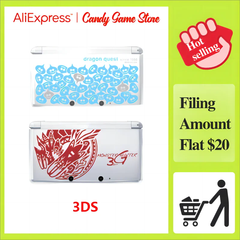 Original 3DS 3DSXL 3DSLL Game Console handheld game console Nitendo 3DS Suitable for 3ds games