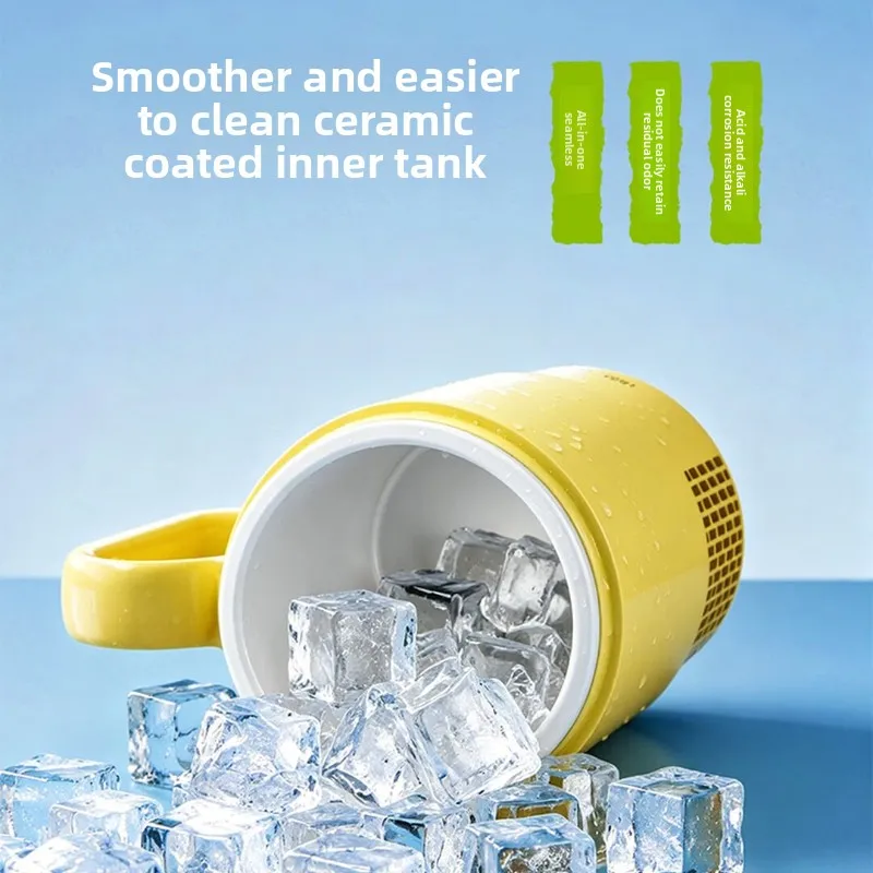 Smart Hot Cold Cup 450ml Quiet Thermostatic Electric Cooling Heating Drink Mug Dual Temperature Portable for Office Home Travel