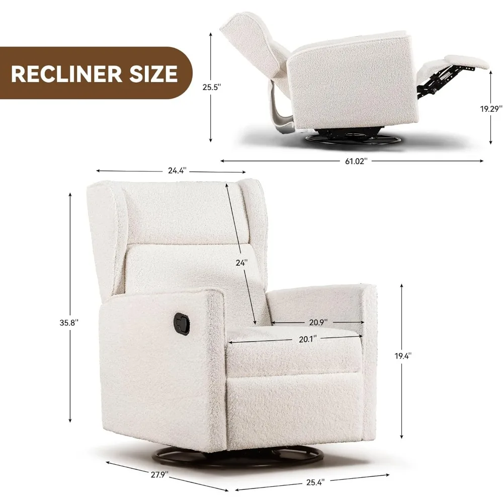 COMHOMA الحضانة كرسي متأرجح تيدي منجد قطب الروك كرسي دليل طائرة شراعية كرسي للاستلقاء لغرفة المعيشة غرفة نوم قبالة #2