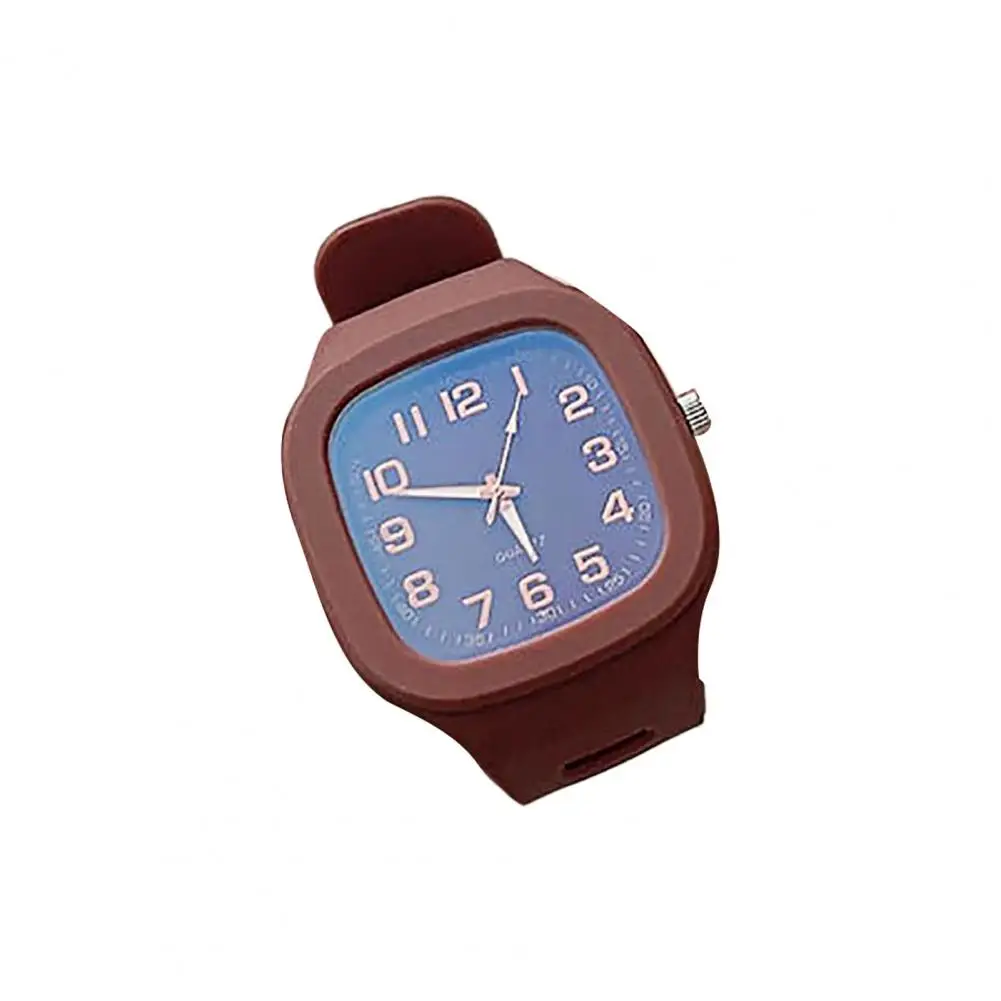 Student Watch Exquisite Men Women Square Sport Watch Stain-resistant Children Watch Clothing Accessory