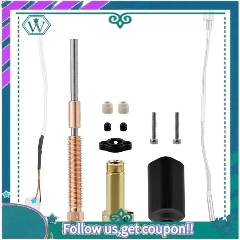 

Модернизированный комплект сопел «все в одном» из закаленной стали для детали 3D-принтера Creality Hi Combo