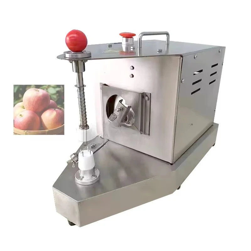Small Tabletop Automatic Mangoes Apples, Pears, Lemons Electric Stainless Fruit Peeler Machine