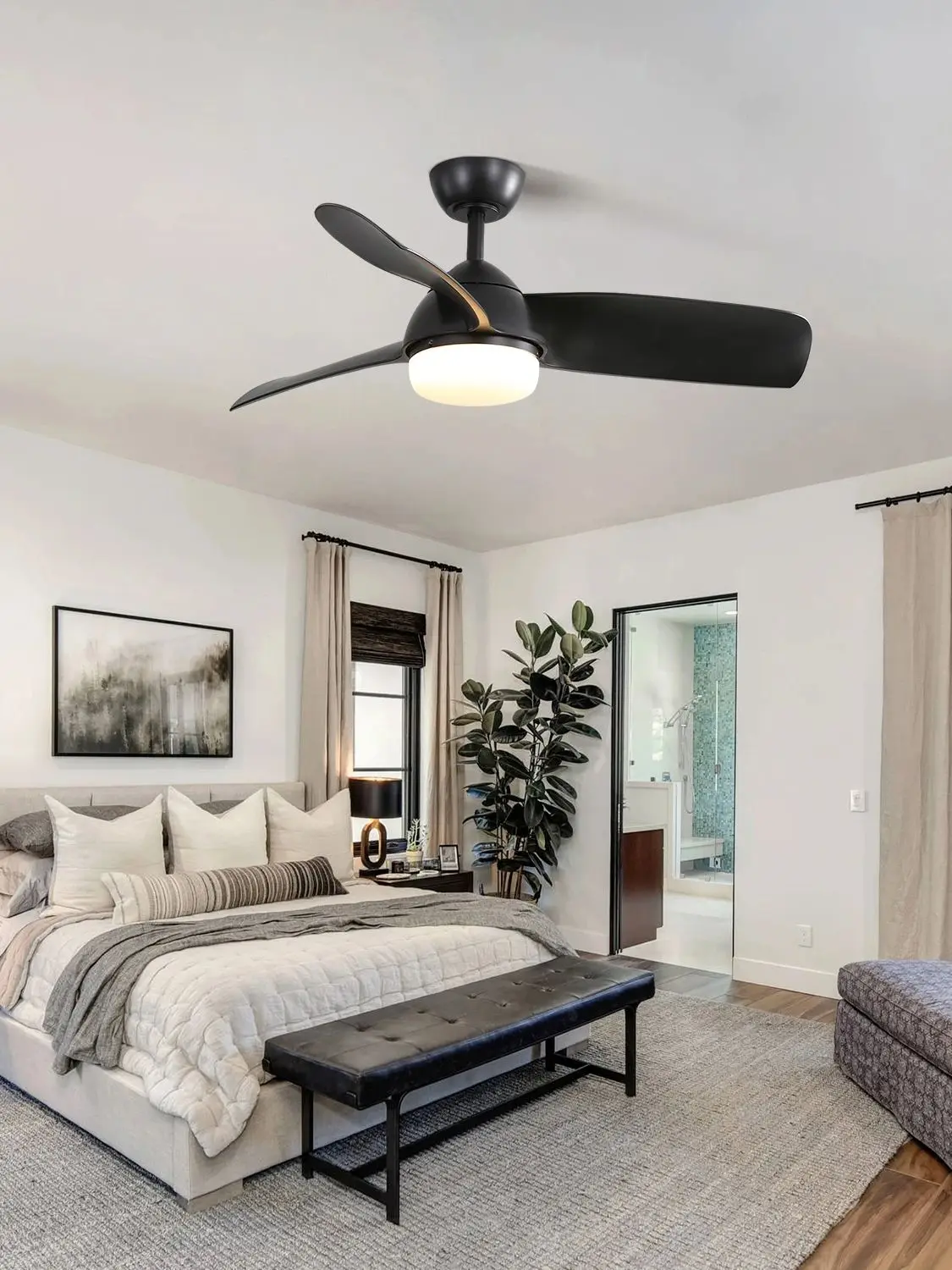 42″ Ceiling Fan With Light