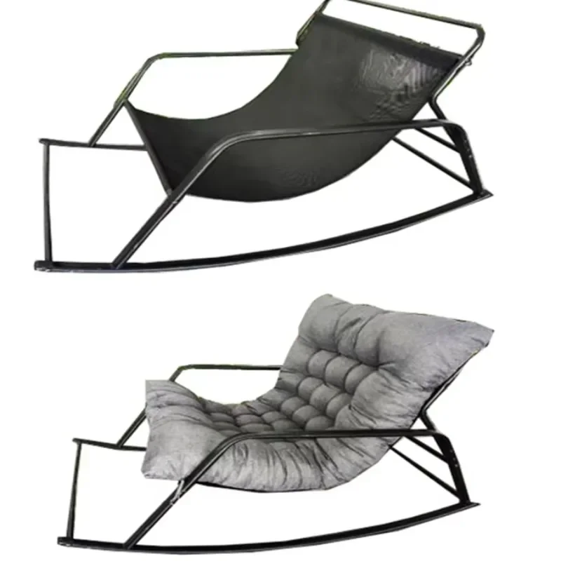 

Comfortable bedroom rocking chair with armrests breathable living room outdoor garden relaxing lounge chair