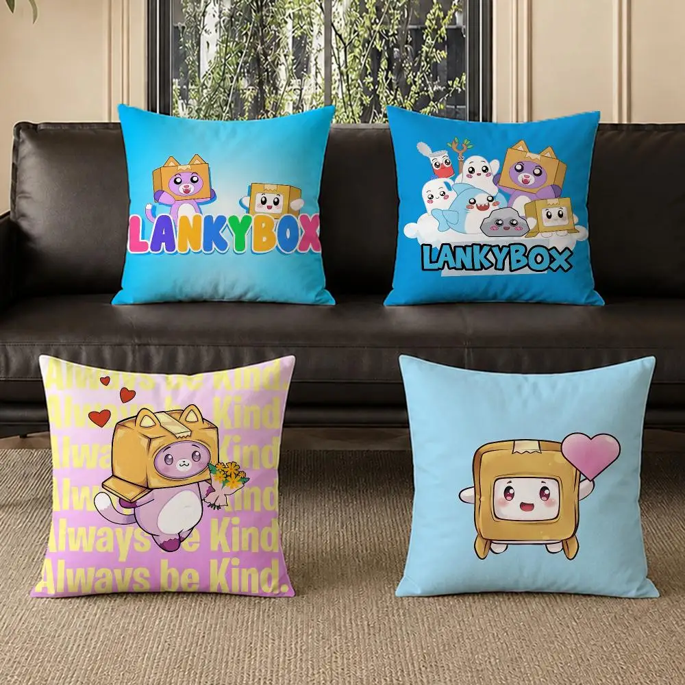 popular LankyBox Cushion Cover Pillow Short Plush Pillow Modern Minimalist Style for Living Room Bedroom Gift Giving