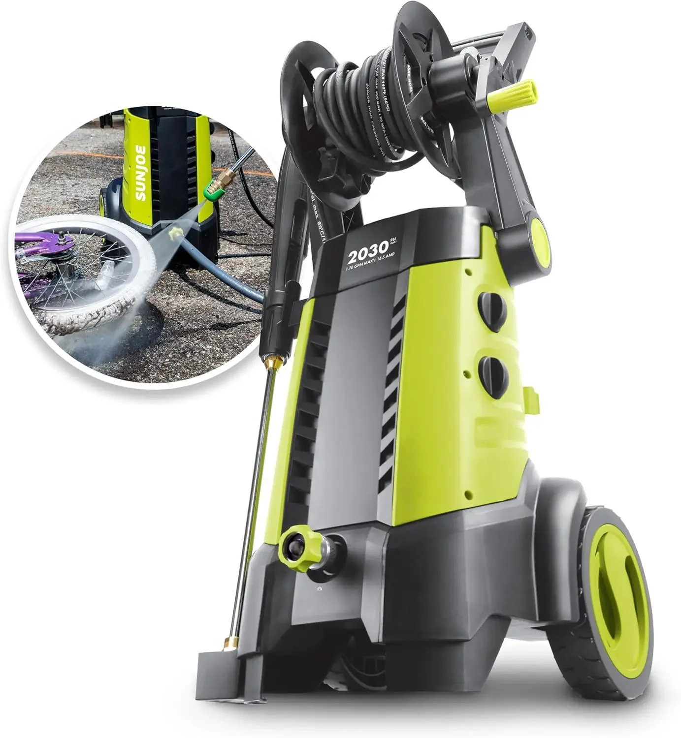 SPX3001 14.5 Amp Electric Pressure Washer with Hose Reel