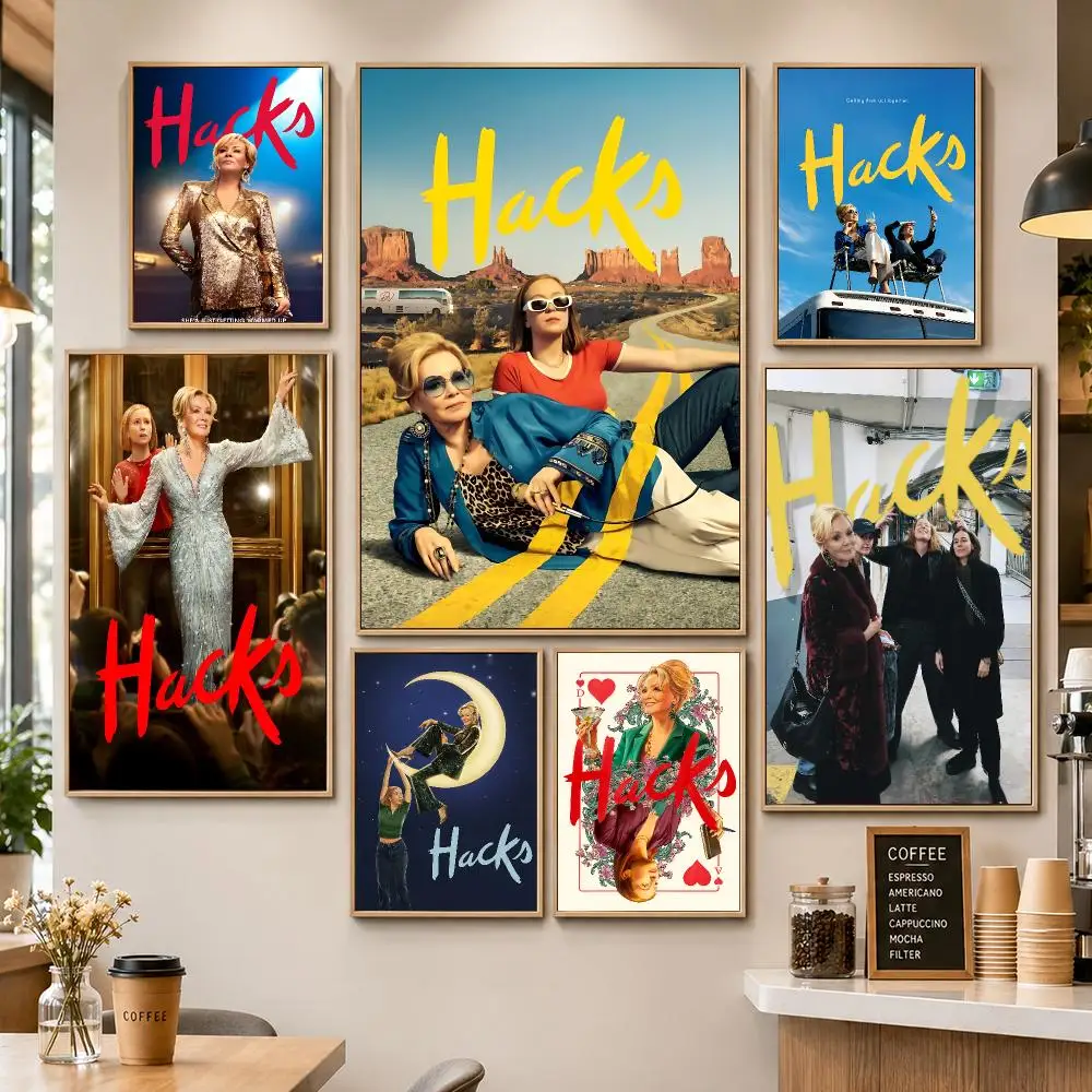 TV Hacks Season 5 Deborah Ava Comedy Poster PP Decorative Poster Water-Resistant Print Apartment Dorm Office Cafe Gift