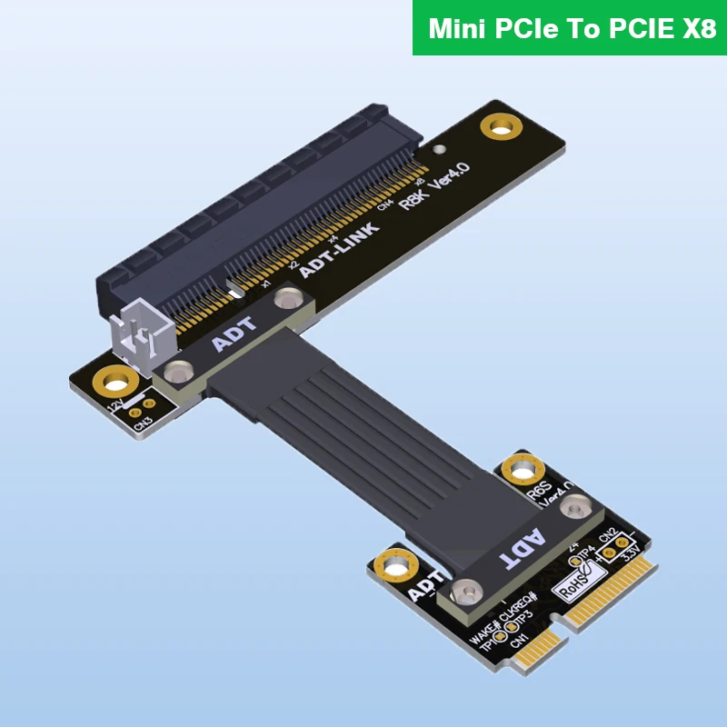 

Адаптер-удлинитель ADT-Link Mini PCIe (minicard) к PCI Express X8