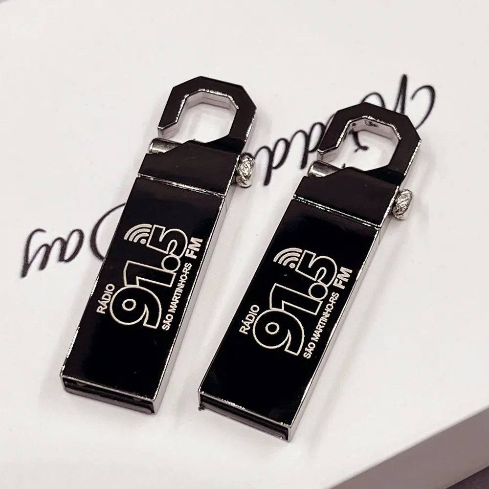 100 Uds. Unidad Flash USB 2,0 de Metal 128GB 64GB negro 32GB Pen Drive de alta velocidad memoria de 16GB Logo gratis disco U 8GB 4G para ordenador portátil