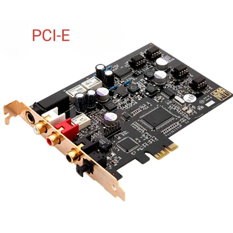 2.0 channel rhythm pcie version built-in HIFI sound card 4 op amp coaxial decoder headamp