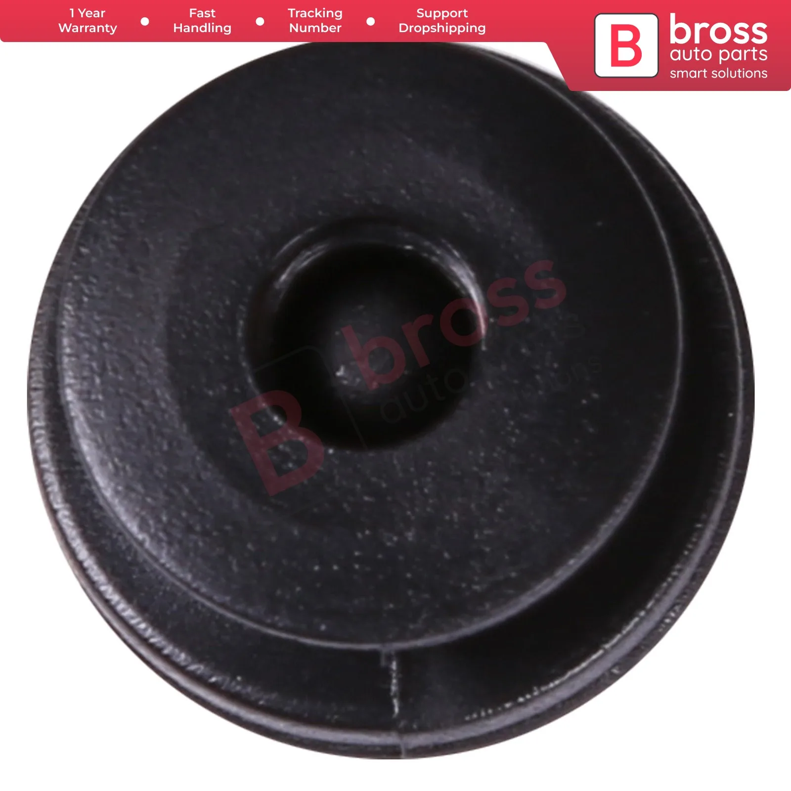 Bross Auto Parts BCF187 10 Pieces Door Trim Panel Retainer, Black for Renault: 7703077354 - 8200702219