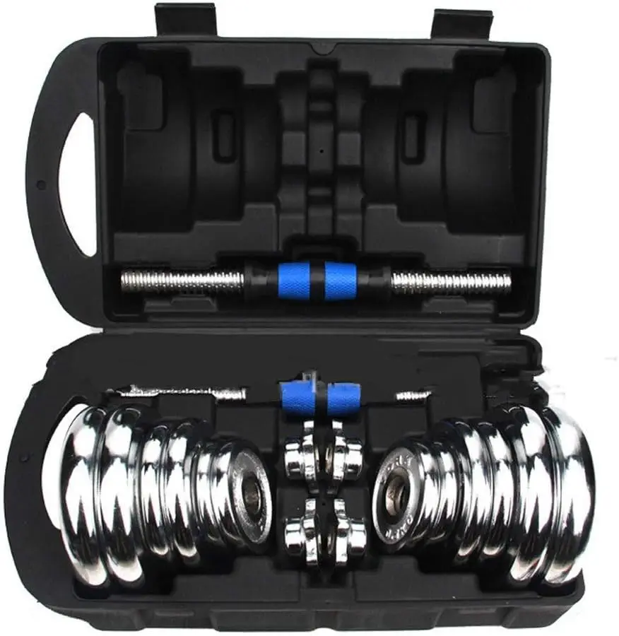 

Professional Adjustable 50kg Electroplated Dumbbell Gym Free Weights Adjustable Electroplate Dumbbell Set