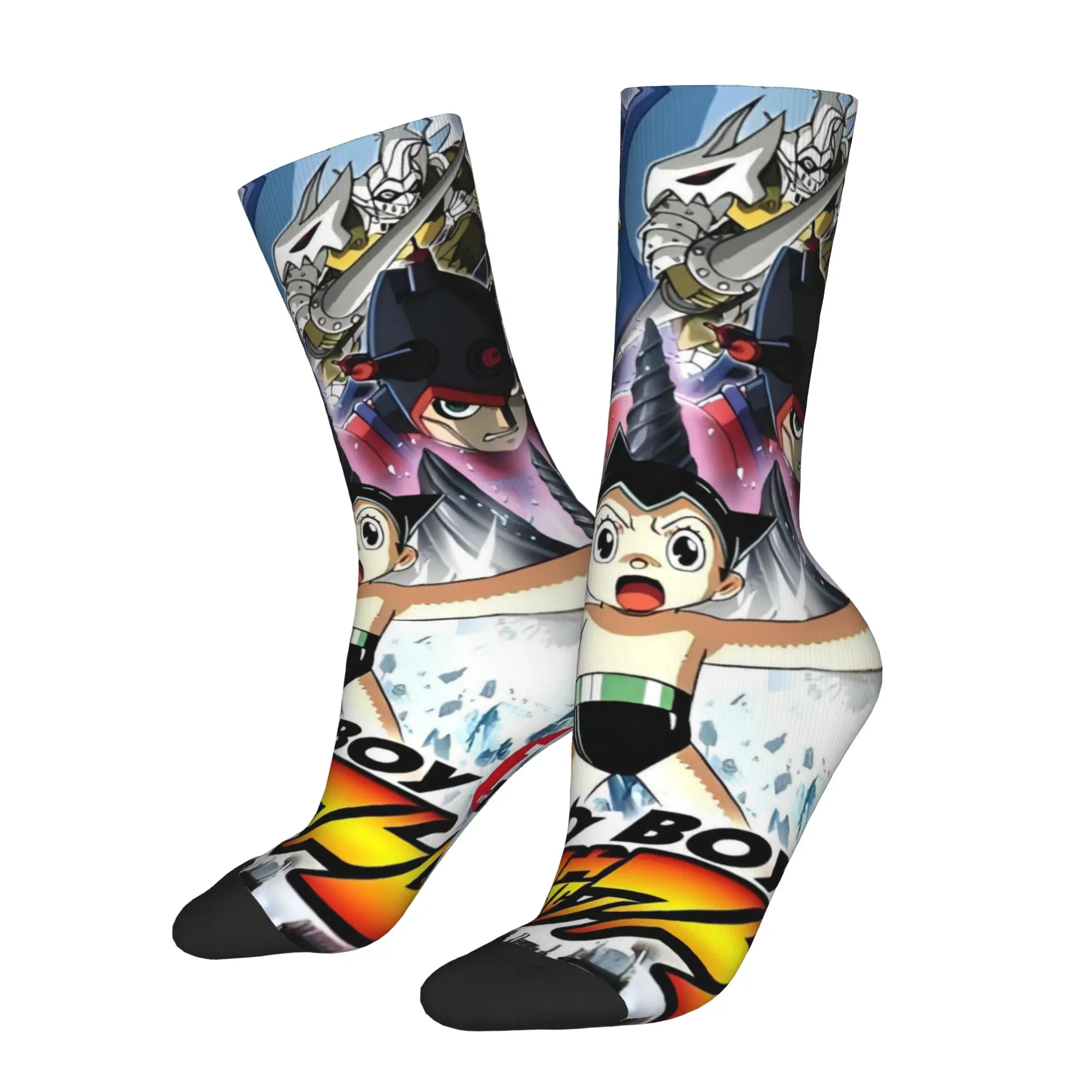 A-Astro B-Boy Japan Manga Dress Socks Mens Womens Warm Fashion Anime Cartoon  Crew Socks