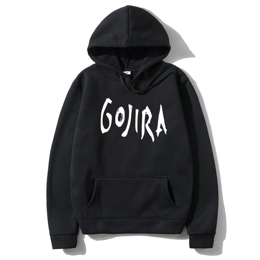 

Best Famous French Vintage Metal Band Gojira Letter Logo Graphic Hoodie Men Women Fashion Brand Vintage Rock Oversized Pullover