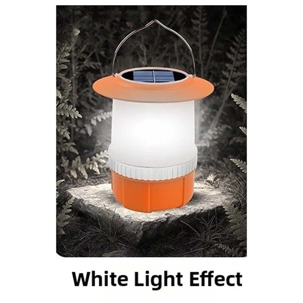 Portable LED Lantern Solar Camping Light Material ABS Solar Powered Camping Light ABS Material LED Illumination For Emergencies