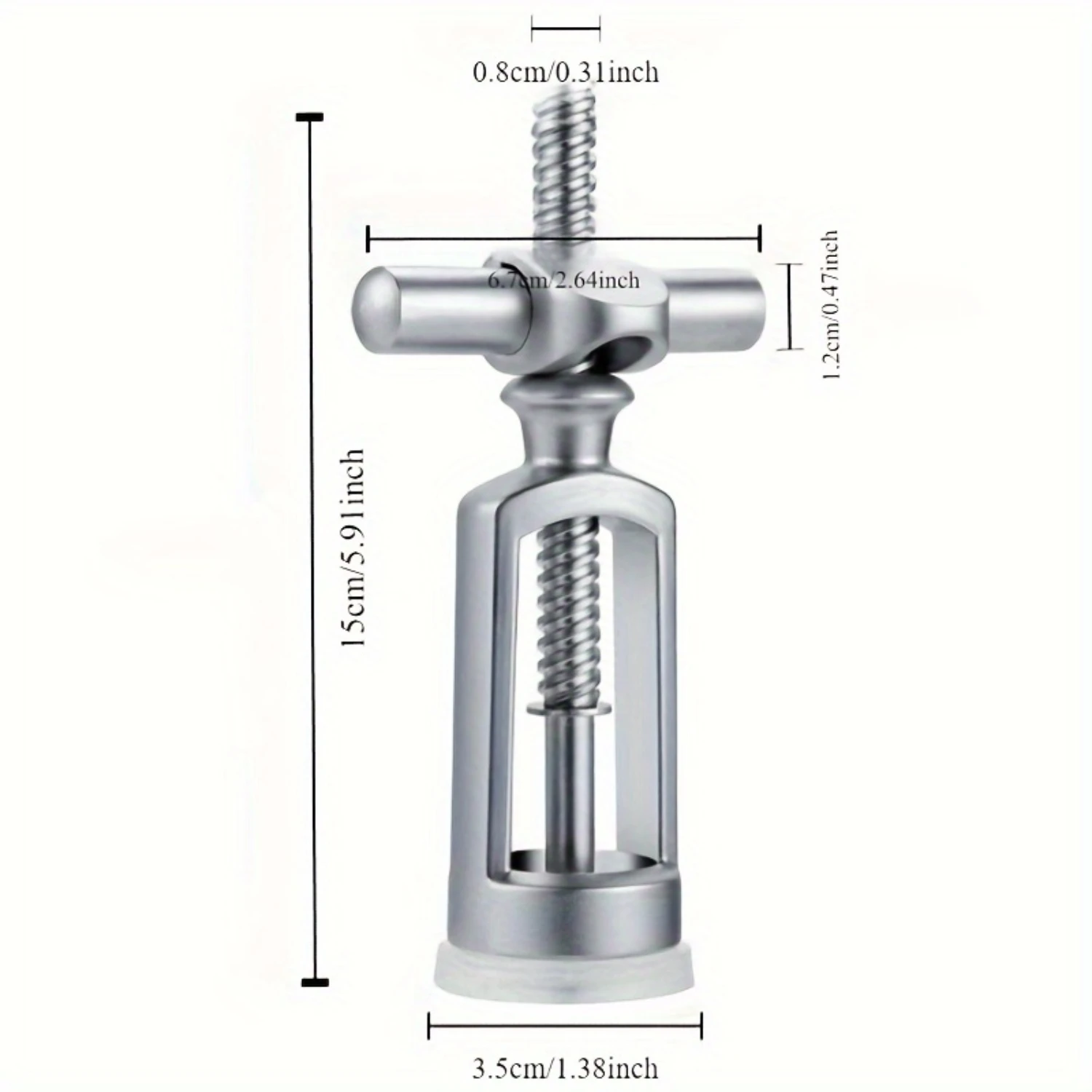 Vintage-Style 304 Stainless St - Cork Screw Lever 评论和价格