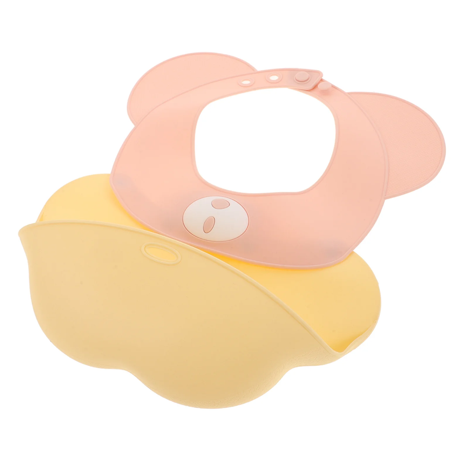 

Силиконовые детские нагрудники, водонепроницаемые регулируемые нагрудники для кормления на шее, слюнявчики для маленьких девочек и мальчиков, легкие мягкие силиконовые нагрудники