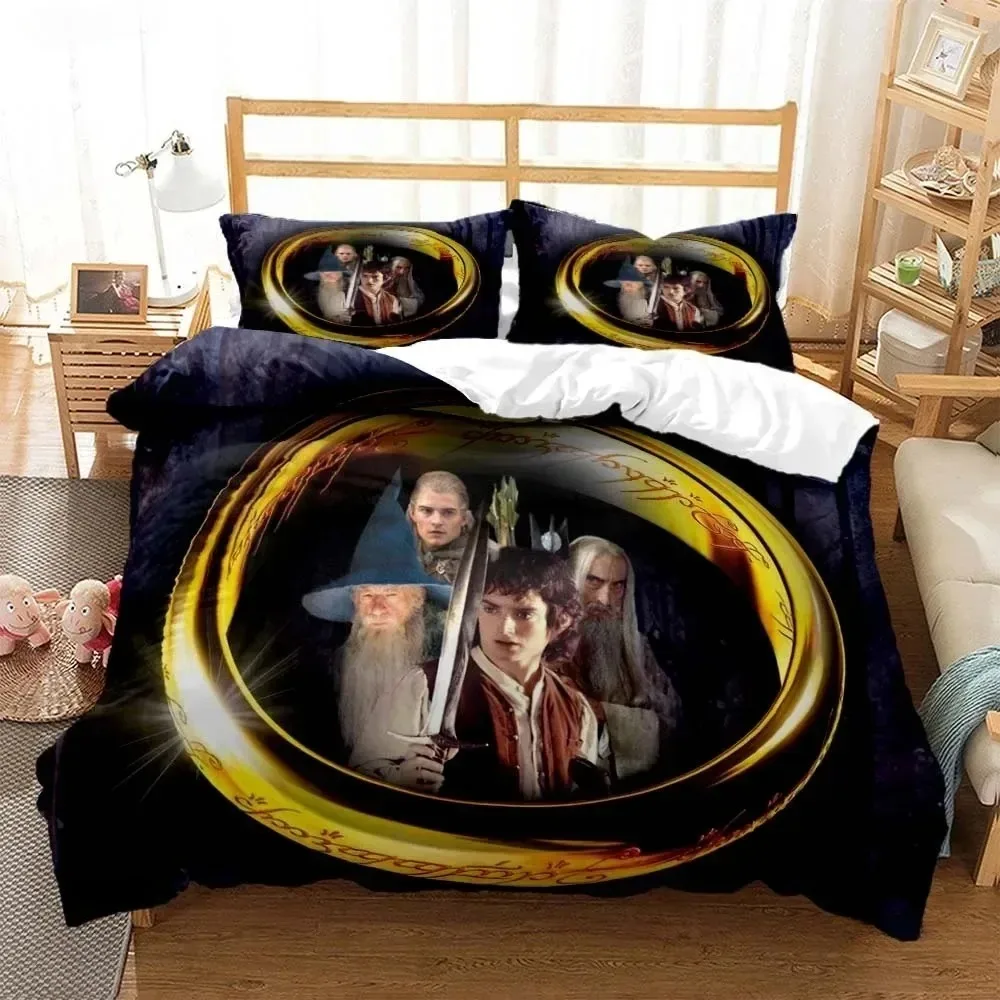 Hot Sale 3D Hobbit Lord of the Rings Bedding Set Baby Duvet Cover Sets Bedclothes Twin Single King Kids Adult Teens Best Gift